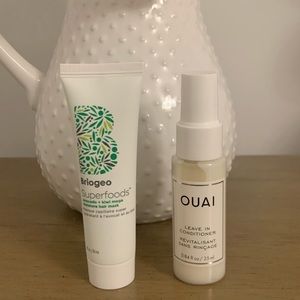 Haircare Minis Bundle - Ouai Leave in Conditioner & Briogeo Mask